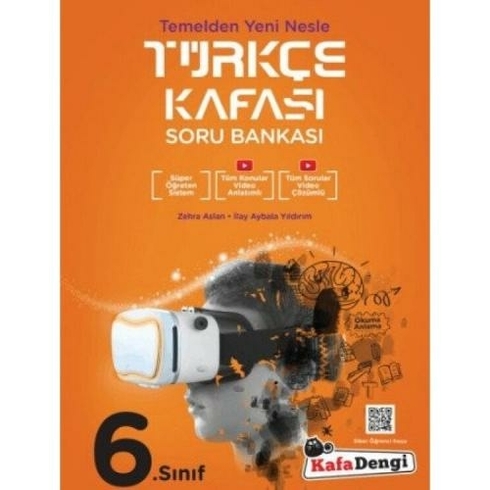 Kafa Dengi Yayınları 6.Sınıf Türkçe Kafası Soru Bankası (Tümü Video Çözümlü)