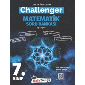 Kafa Dengi Yayınları 7. Sınıf Matematik Challenger Soru Bankası Komisyon