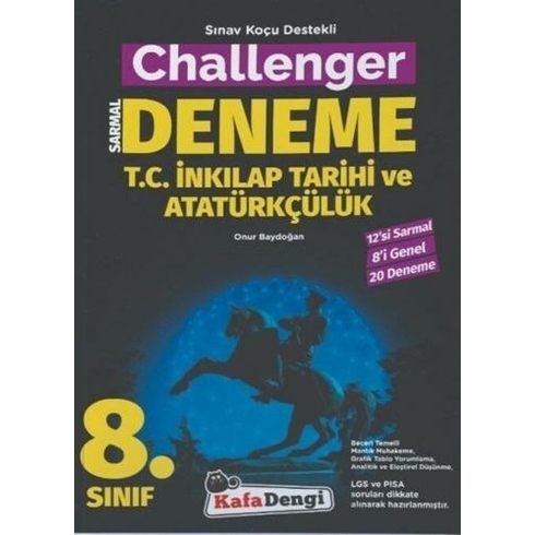 Kafa Dengi Yayınları 8. Sınıf Challenger Inkılap Tarihi Ve Atatürkçülük 20'Li Deneme