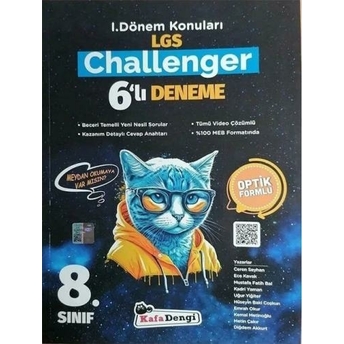 Kafa Dengi Yayınları 8. Sınıf Lgs 1. Dönem Challenger 6 Lı Deneme Komisyon