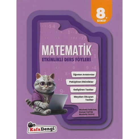 Kafa Dengi Yayınları 8. Sınıf Matematik Etkinlikli Ders Föyleri Komisyon