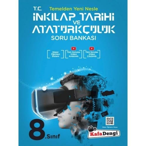 Kafa Dengi Yayınları 8.Sınıf T.c. Inkılap Tarihi Ve Atatürkçülük Soru Bankası (Tümü Video Çözümlü)