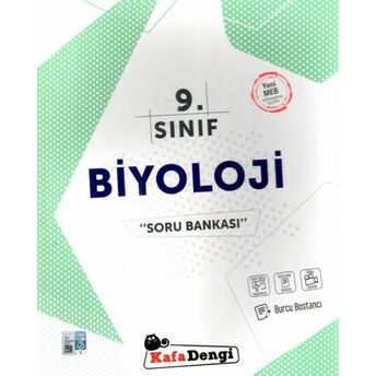 Kafa Dengi Yayınları 9. Sınıf Biyoloji Soru Bankası (Yeni) Burcu Bostancı