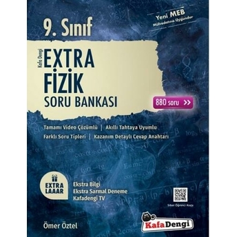 Kafa Dengi Yayınları 9. Sınıf Fizik Extra Soru Bankası Ömer Öztel