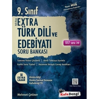 Kafa Dengi Yayınları 9. Sınıf Türk Dili Ve Edebiyatı Extra Soru Bankası Komisyon