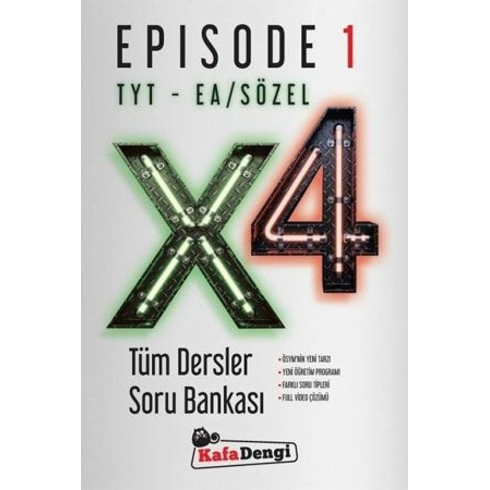 Kafa Dengi Yayınları Tyt Ea - Sözel X4 Tüm Dersler Soru Bankası Episode - 1