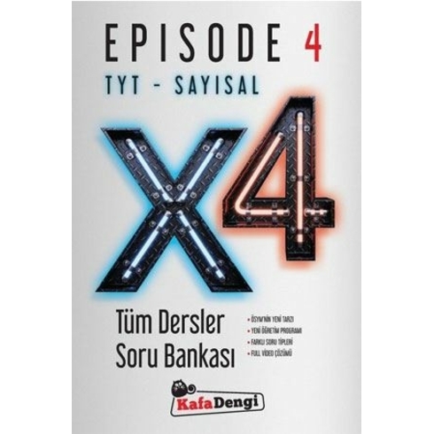 Kafa Dengi Yayınları Tyt Sayısal X4 Tüm Dersler Soru Bankası Episode - 4