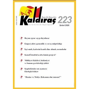 Kaldıraç Dergisi Sayı: 223 Şubat 2020 Kolektif