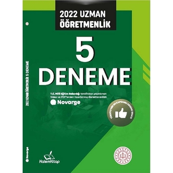 Kalemkitap Uzman Öğretmenlik 5 Deneme