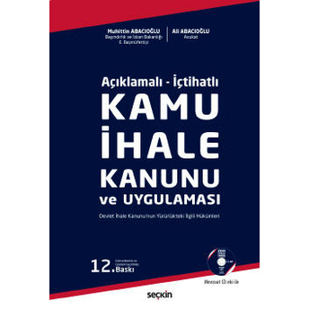 Kamu Ihale Kanunu Ve Uygulaması Muhittin Abacıoğlu