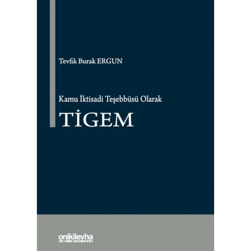 Kamu Iktisadi Teşebbüsü Olarak Tigem - Tevfik Burak Ergun