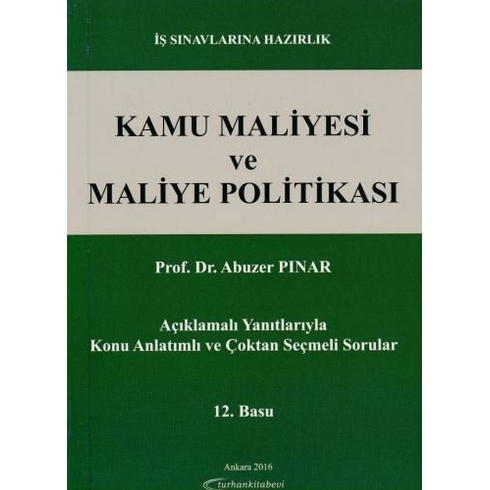 Kamu Maliyesi Ve Maliye Politikası-Abuzer Pınar