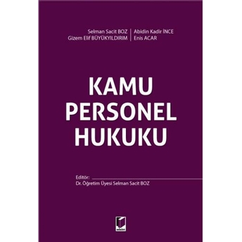 Kamu Personel Hukuku Selman Sacit Boz