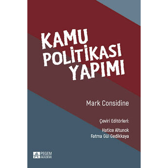 Kamu Politikası Yapımı Abdullah Aydın