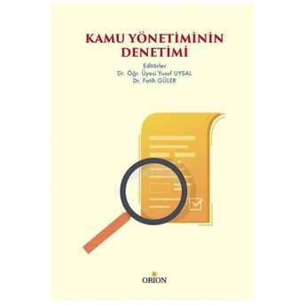 Kamu Yönetiminin Denetimi Yusuf Uysal