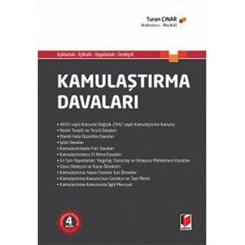 Kamulaştırma Davaları Ciltli Turan Çınar