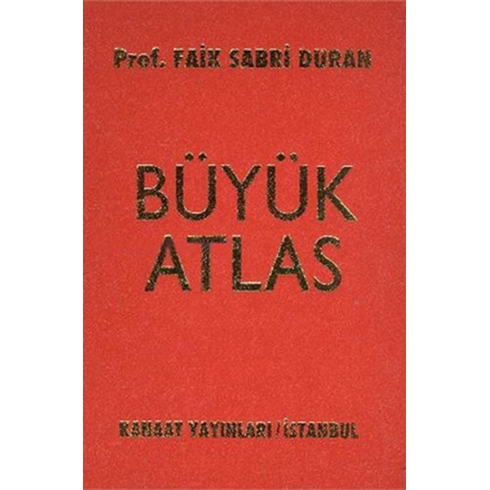 Kanaat Golden Büyük Atlas (Ciltli)