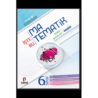 Kanıt Yayınları 6. Sınıf Matematik Işte Bu Soru Bankası Komisyon