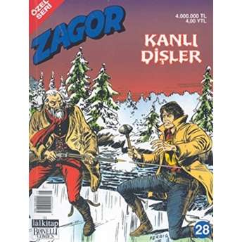 Kanlı Dişler - Zagor Özel Seri Sayı 28 Moreno Burattini