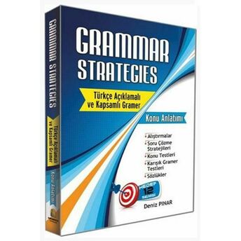 Kapadokya Grammar Strategies Türkçe Açıklamalı Kapsamlı Gramer Konu Anlatımı Deniz Pınar