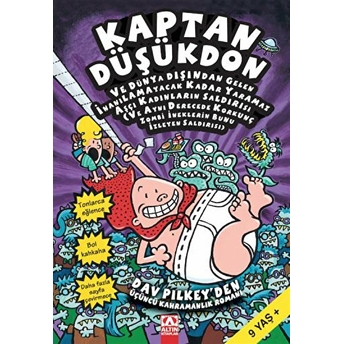 Kaptan Düşükdon Üçüncü Kahramanlık Romanı 3 Dav Pilkey