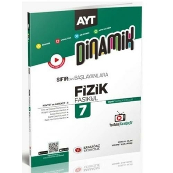 Karaağaç Yayınları Ayt Dinamik Fizik Fasikülleri 7 Mehmet Karaağaç