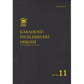 Karadeniz Incelemeleri Dergisi Sayı: 11