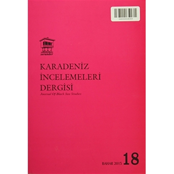 Karadeniz Incelemeleri Dergisi Sayı: 18 Kolektif