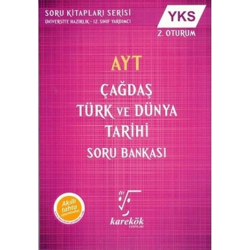 Karakök Yayıncılık Ayt Çağdaş Türk Tar.ve Dünya Tar. Soru Bankası