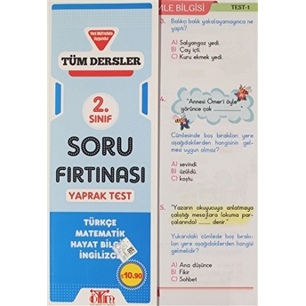 Karatay Yayınları 2. Sınıf Tüm Dersler Yaprak Test