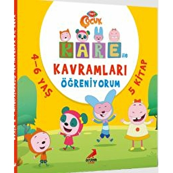 Kare Ile Kavramları Öğreniyorum (5 Kitap Takım) Neslihan Yalçın