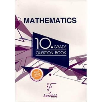 Karekök 10. Sınıf Grade Mathematics Question Book Hüseyin Buğdayoğlu