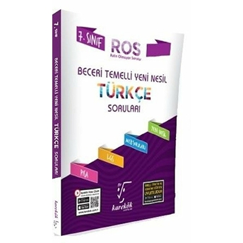 Karekök 7. Sınıf Beceri Temelli Yeni Nesil Türkçe Soruları Ros