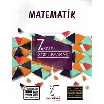 Karekök 7.Sınıf Matematik Soru Bankası (Yeni) Komisyon