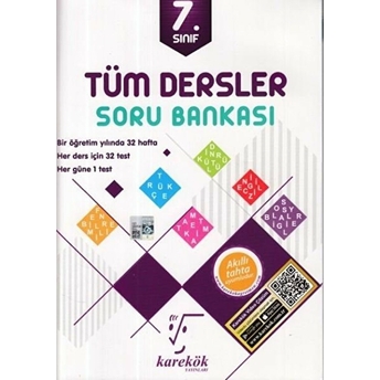 Karekök 7. Sınıf Tüm Dersler Soru Bankası (Yeni) Meltem Ünal