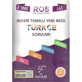 Karekök 8.Sınıf Lgs Rutin Olmayan Türkçe Sorular (Yeni) Kolektif