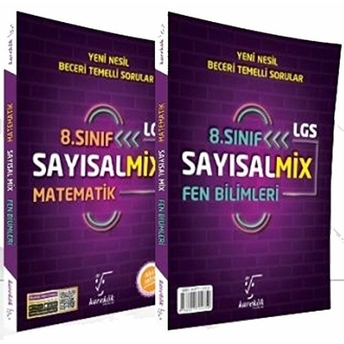 Karekök 8. Sınıf Lgs Sayısalmix Matematik - Fen Bilimleri (Yeni) Kolektif