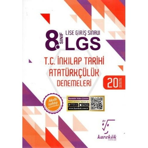 Karekök 8. Sınıf Lgs T.c. Inkılap Tarihi Ve Atatürkçülük 20Li Deneme Sınavı