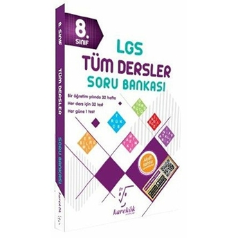 Karekök 8.Sınıf Lgs Tüm Dersler Soru Bankası (Yeni) Kolektif