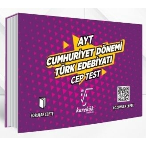 Karekök Ayt Cumhuriyet Dönemi Türk Edebiyatı Cep Test