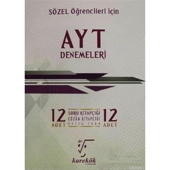 Karekök Ayt Sözel 12'Li Deneme (Yeni) Kolektif