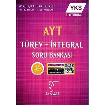 Karekök  Ayt Türev Integral Soru Bankası