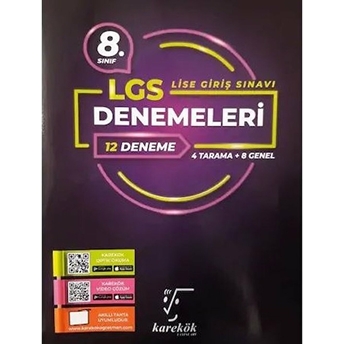 Karekök Lgs 8.Sınıf 12 Li Deneme (Yeni) Kolektif