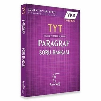 Karekök Tyt Paragraf Soru Bankası 1.Oturum