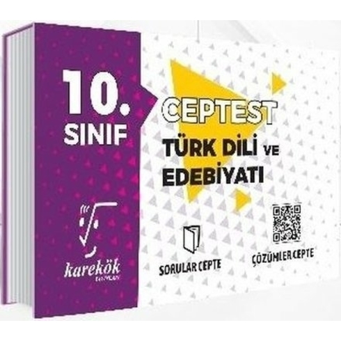 Karekök Yayıncılık 10. Sınıf Cep Test Türk Dili Ve Edebiyatı