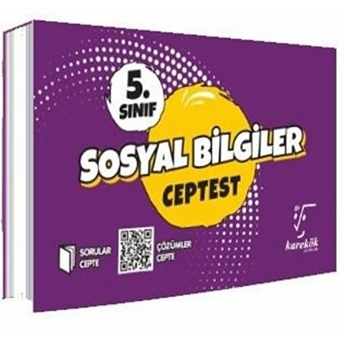 Karekök Yayıncılık 5. Sınıf Cep Test Sosyal Bilgiler - Karekök