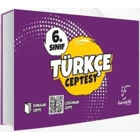 Karekök Yayıncılık  6. Sınıf Cep Test Türkçe