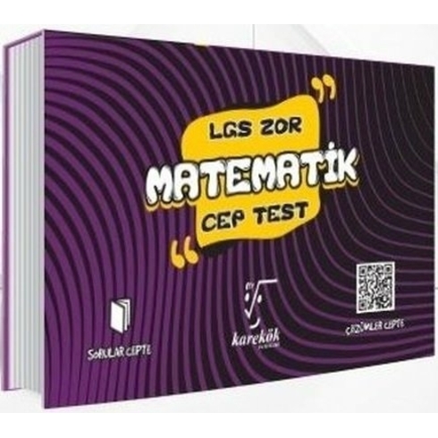 Karekök Yayıncılık Lgs Matematik Zor Cep Test