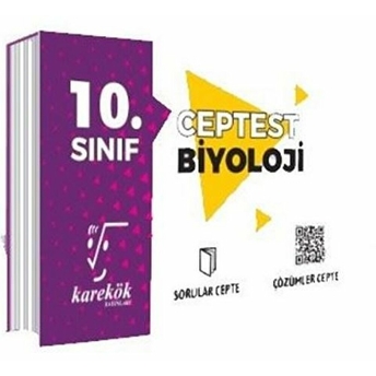 Karekök Yayınları 10. Sınıf Cep Test Biyoloji