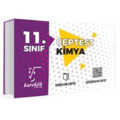 Karekök Yayınları 11. Sınıf Kimya Cep Test Komisyon